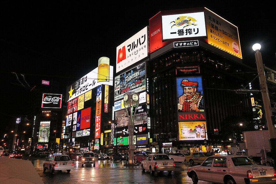 Susukino with Taxis